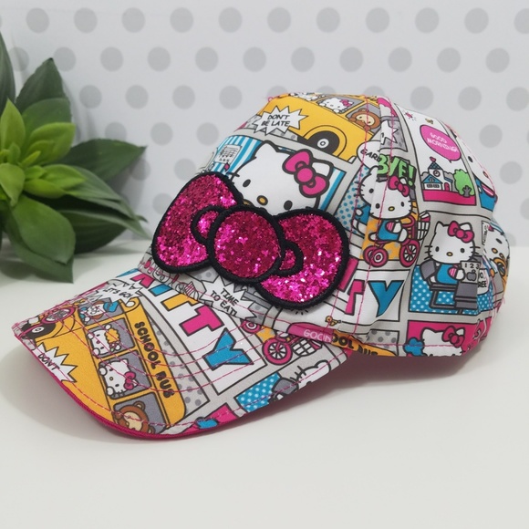 Hello Kitty Accessories Girls Hello Kitty Comic Strip Print Baseball Hat Poshmark Hello Kitty Accessories Girls Hello Kitty Comic Strip Print Baseball Hat Poshmark